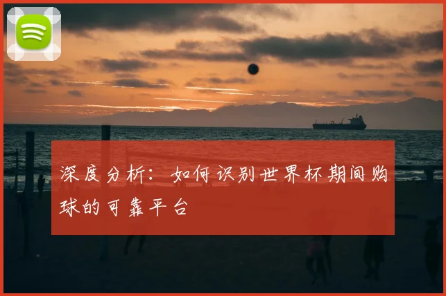 深度分析：如何识别世界杯期间购球的可靠平台